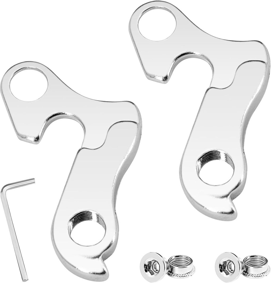 SnelShoppen - Achterhaak GH-011, vervangonderdeel voor mountainbike en racefiets, geschikt voor diverse merken, robuust materiaal, ideaal voor fietson