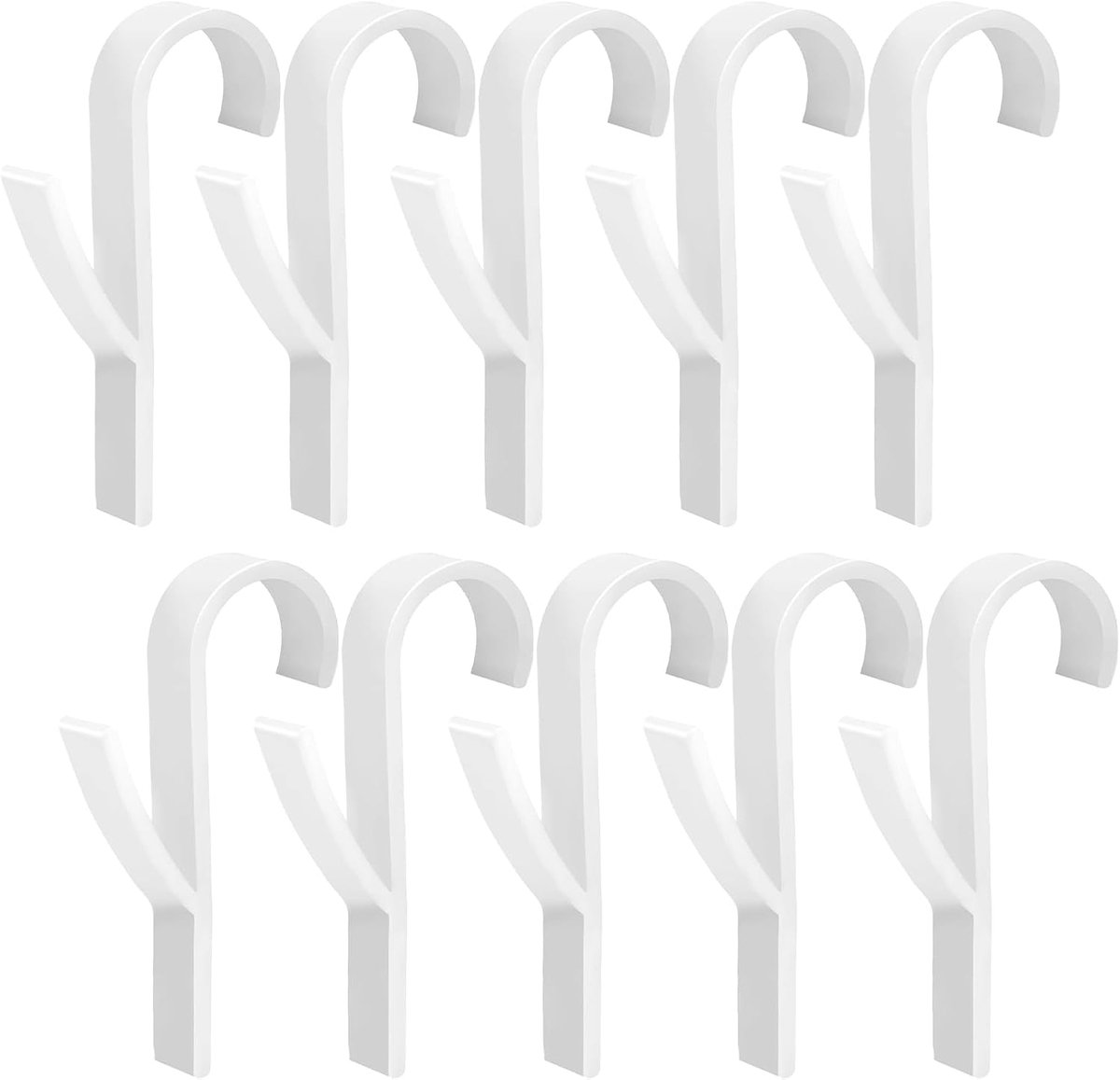 Radiator handdoekrekken set van 10 - zwarte ABS handdoekrails - modern design - perfect voor badkamer - SnelShoppen