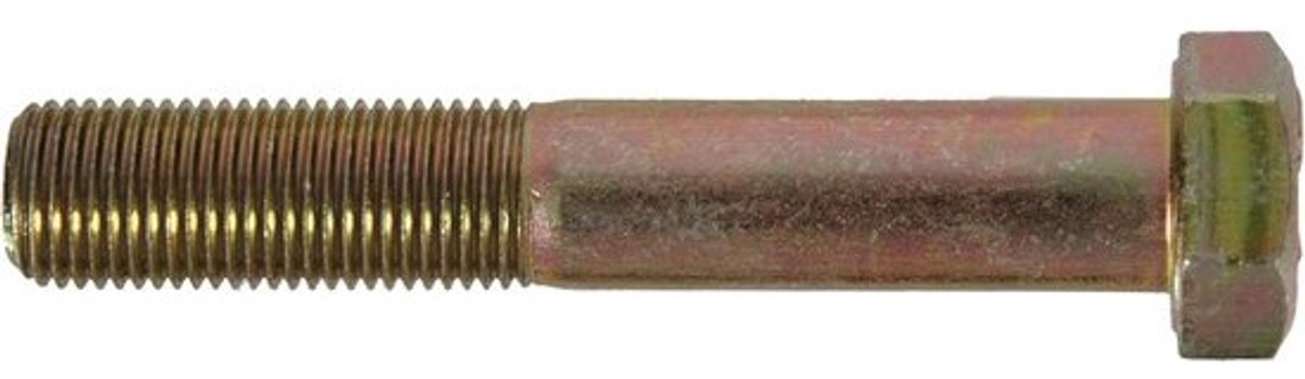 Zeskantschroef - Bout Kolomschroef - Robuuste Bevestiging - Gelegeerd Staal - 2 stuks - Zink