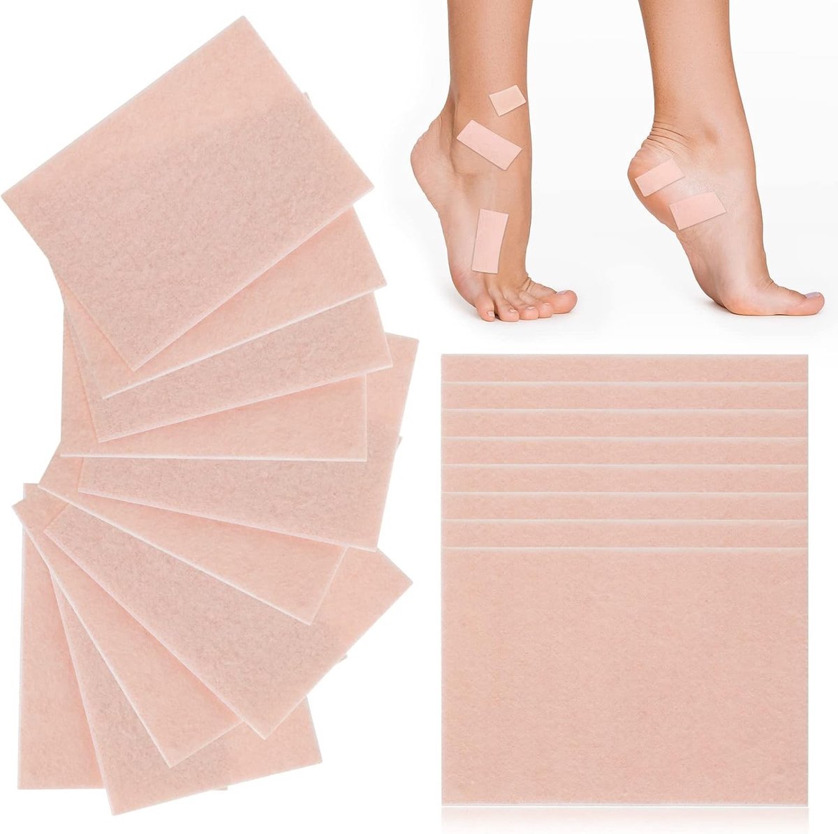 35 Bladen Moleskin Plakband, Luchtbel Patches en Fluffy Tape voor Creatieve Projecten