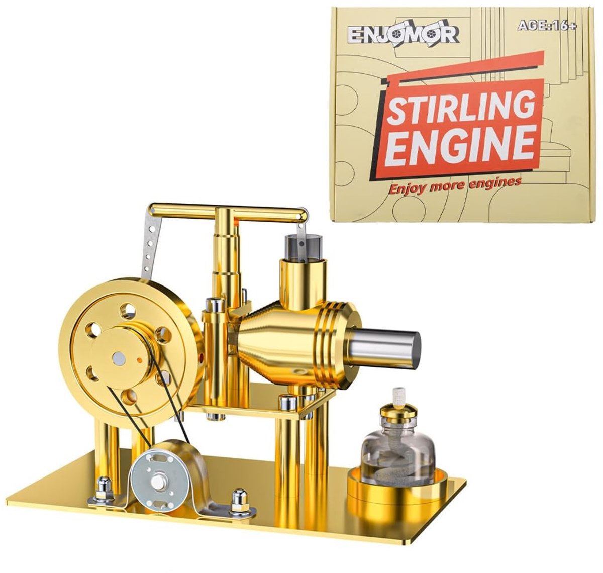 Stirling Motor Model Kit - Educatief Speelgoed voor Volwassenen