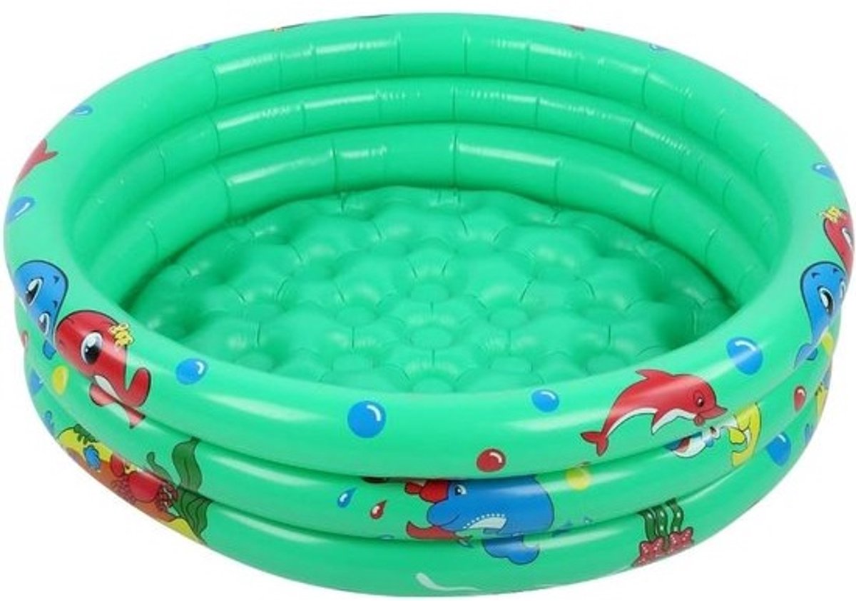 Opblaasbaar Baby Zwembad - Kinderbadje Peuterbad - Waterpret Thuis - Verdikt Ontwerp - 150 cm - Groen