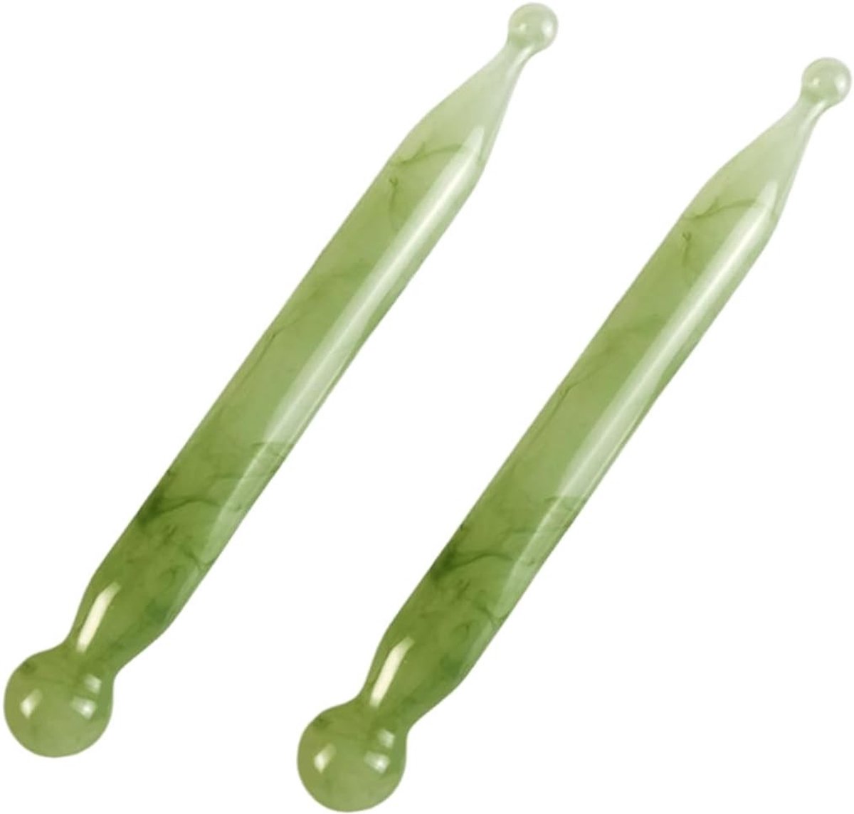 Massagestaaf voor Spiertherapie en Acupressuur, 2 Stuks, Ideaal voor Rug, Schouder en Ontspanning, 12,5 cm, Groen