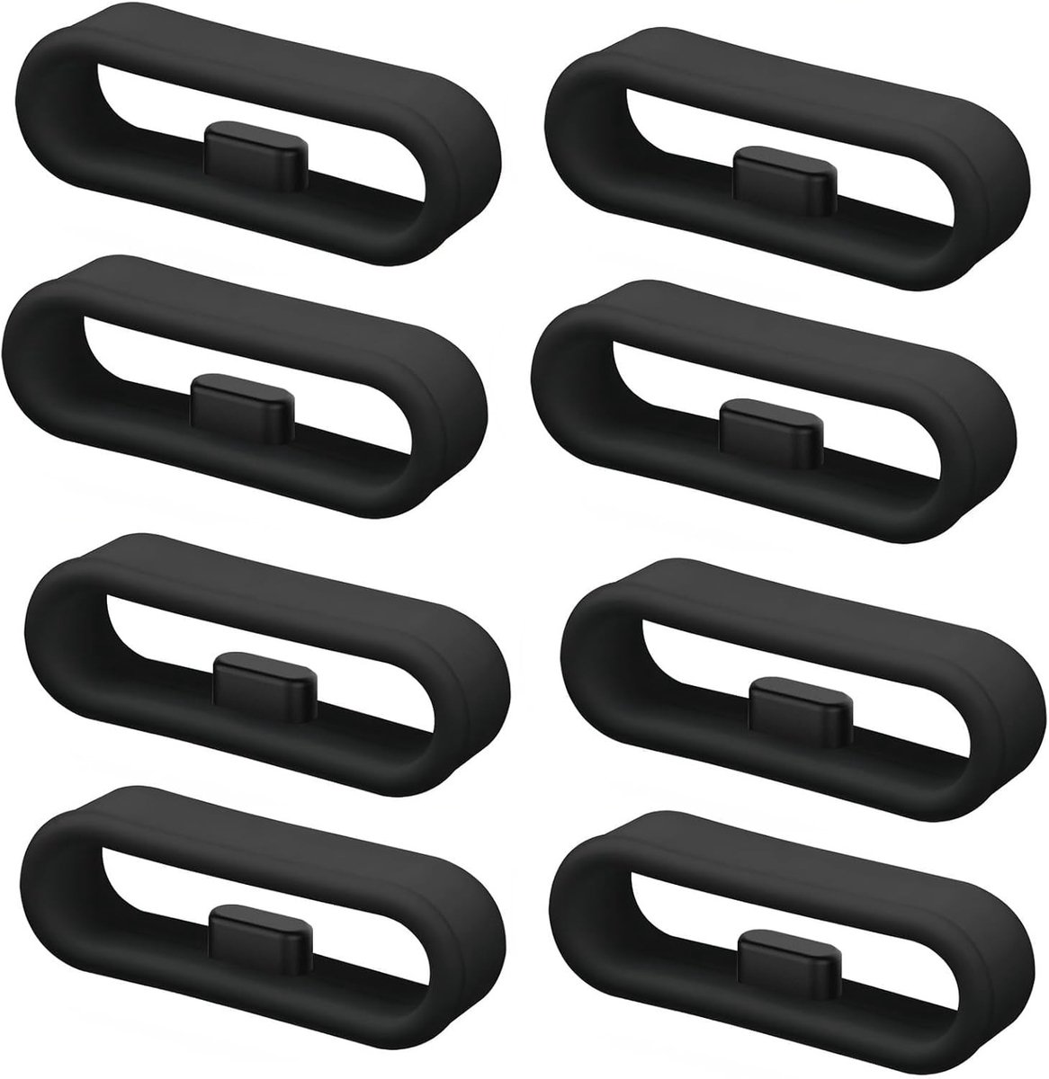 8 stuks horlogebandlussen van siliconen en rubber, geschikt voor diverse Garmin modellen zoals Forerunner, Instinct en Venu, ideaal voor sport en dagelijks gebruik