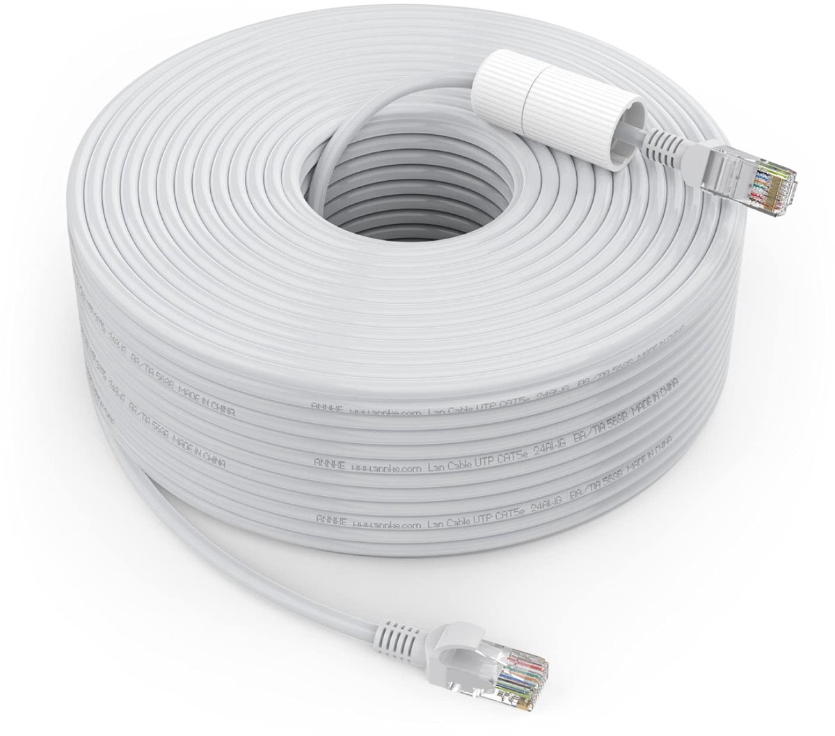 Cat5 Ethernet Kabel - 30 m - Geschikt voor PoE IP Camera's