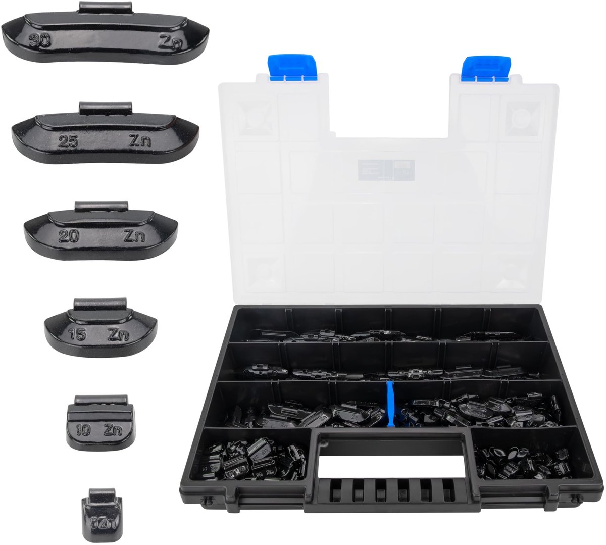 Balanceringsgewichten Set 225 - Voor Stalen Velgen met Organizer