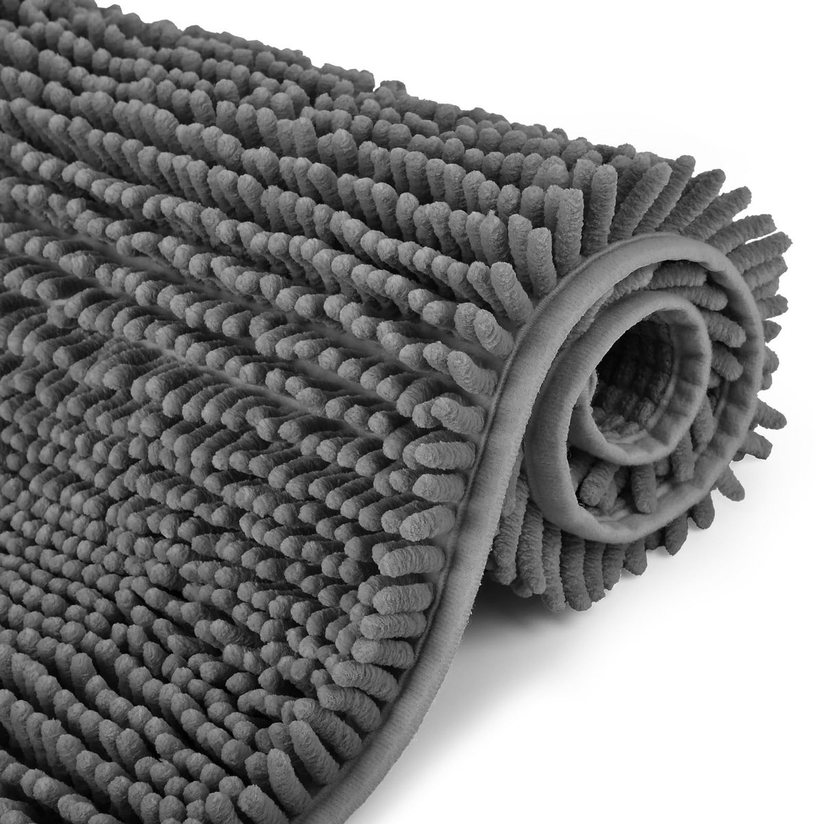 Antislip Badmat - Machinewasbaar - 70 x 120 cm - Warm Grijs