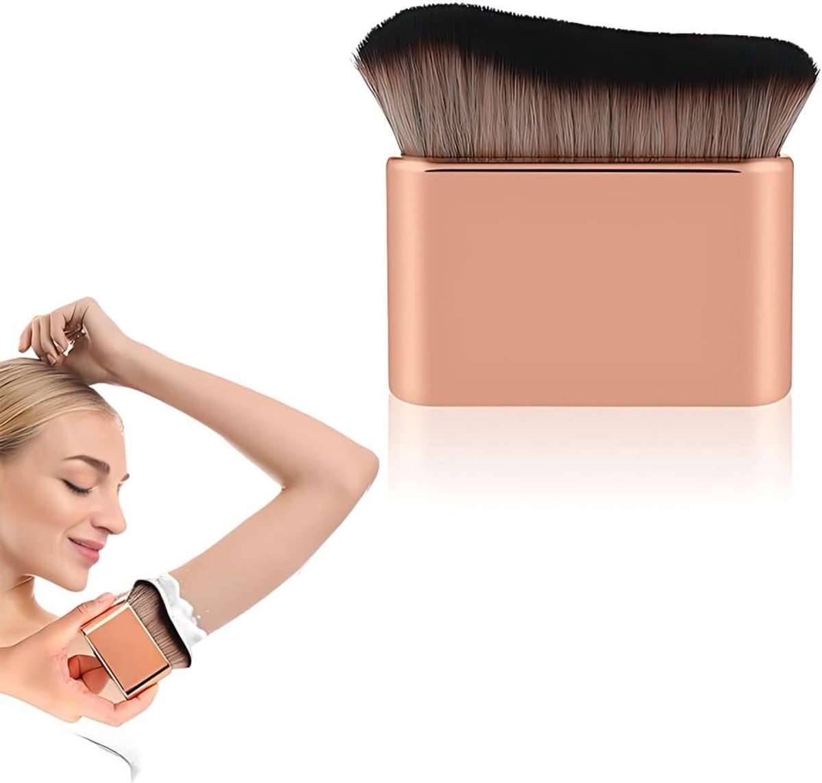 Professionele Kabuki Foundation Brush voor Body Makeup, Tanning en Leg Foundation Applicatie