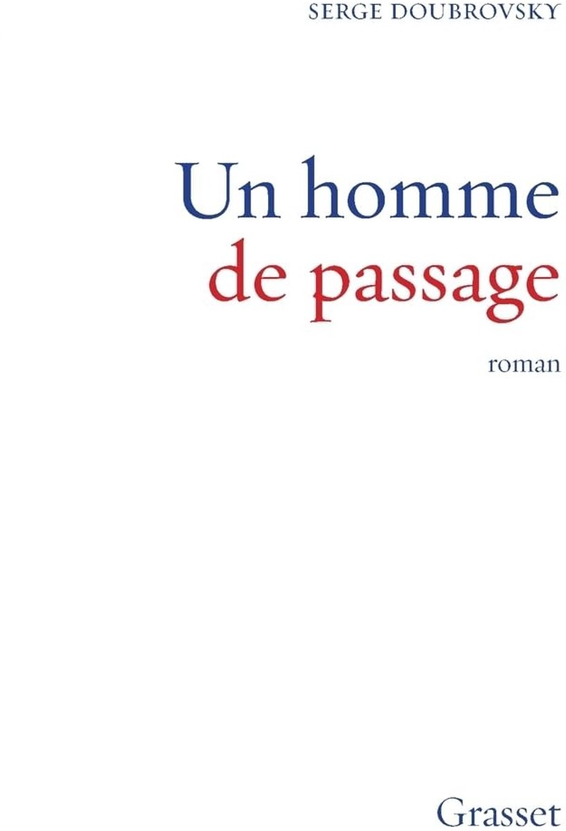 Roman - Un homme de passage