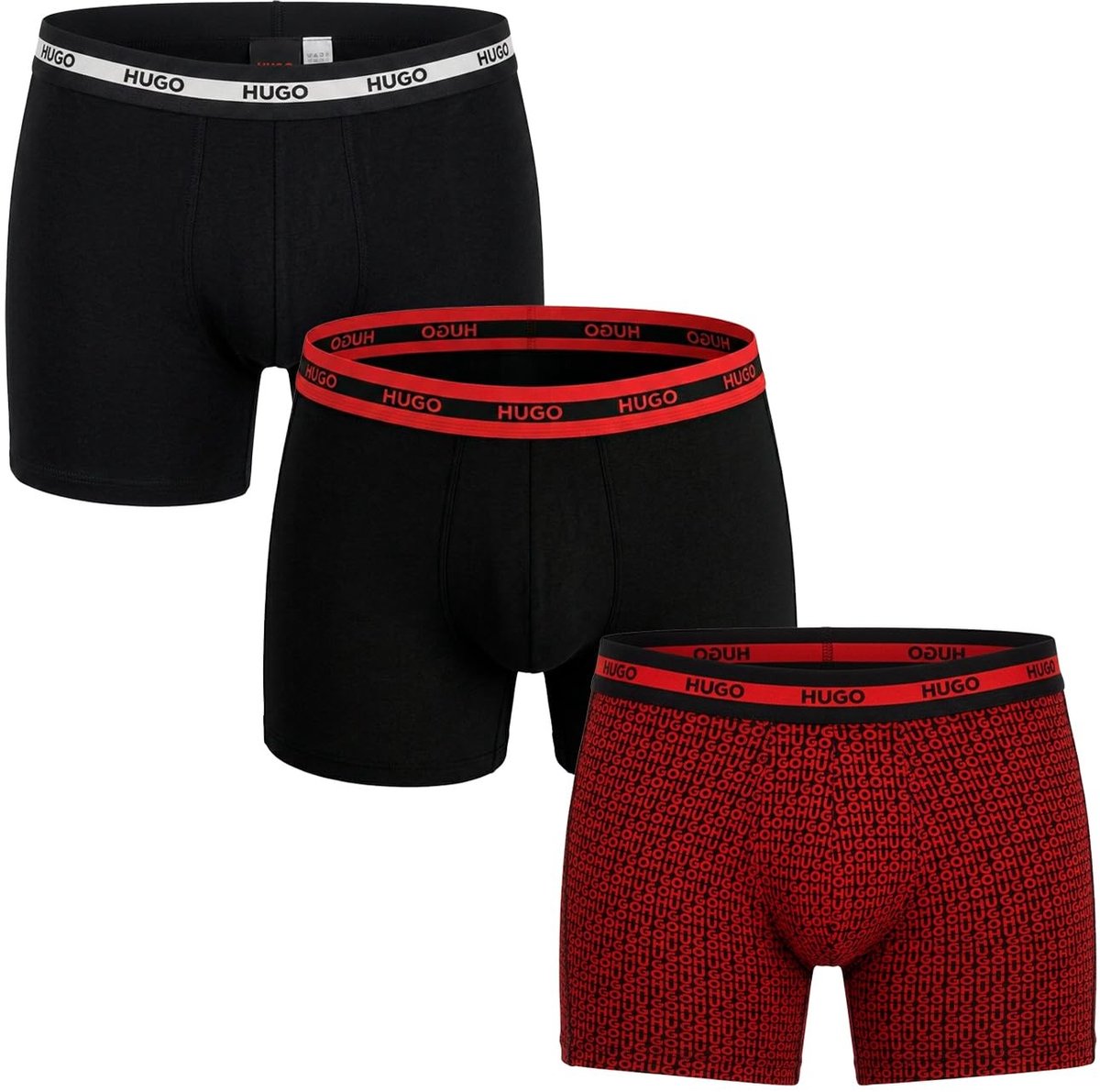 Boxerbrief voor heren - Regular fit - 95% katoen - Zwart