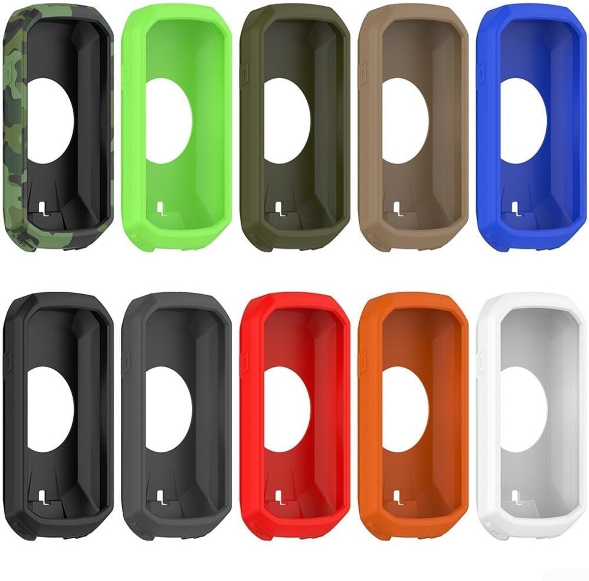Silicone Hoes voor Garmin Edge 1050 - Beschermende case, rood
