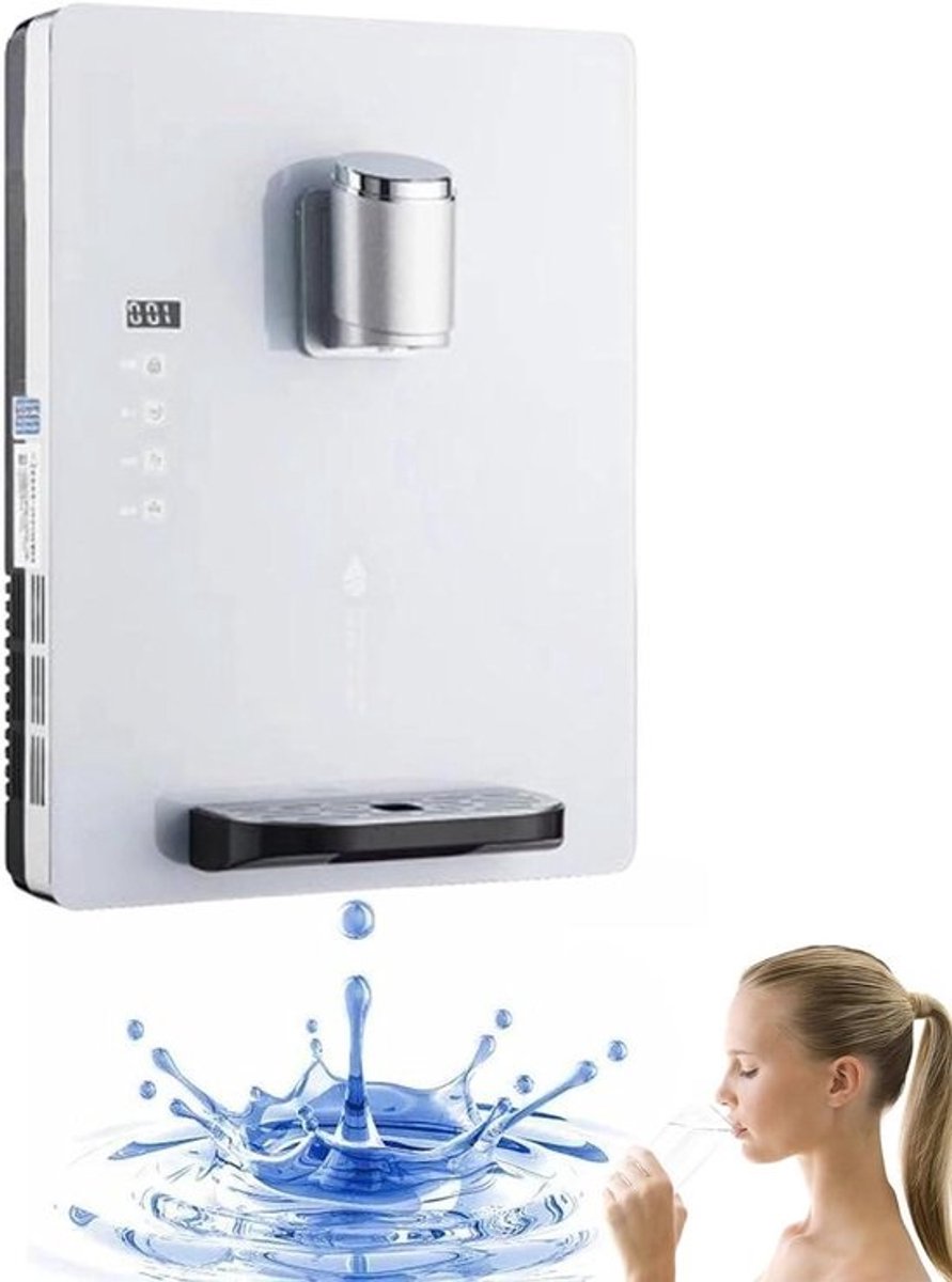 Waterdispenser Wandmontage - Dispenser Waterkoeler - Direct Water Tappen - Elektronisch Kinderslot - 30 L/u - Wit