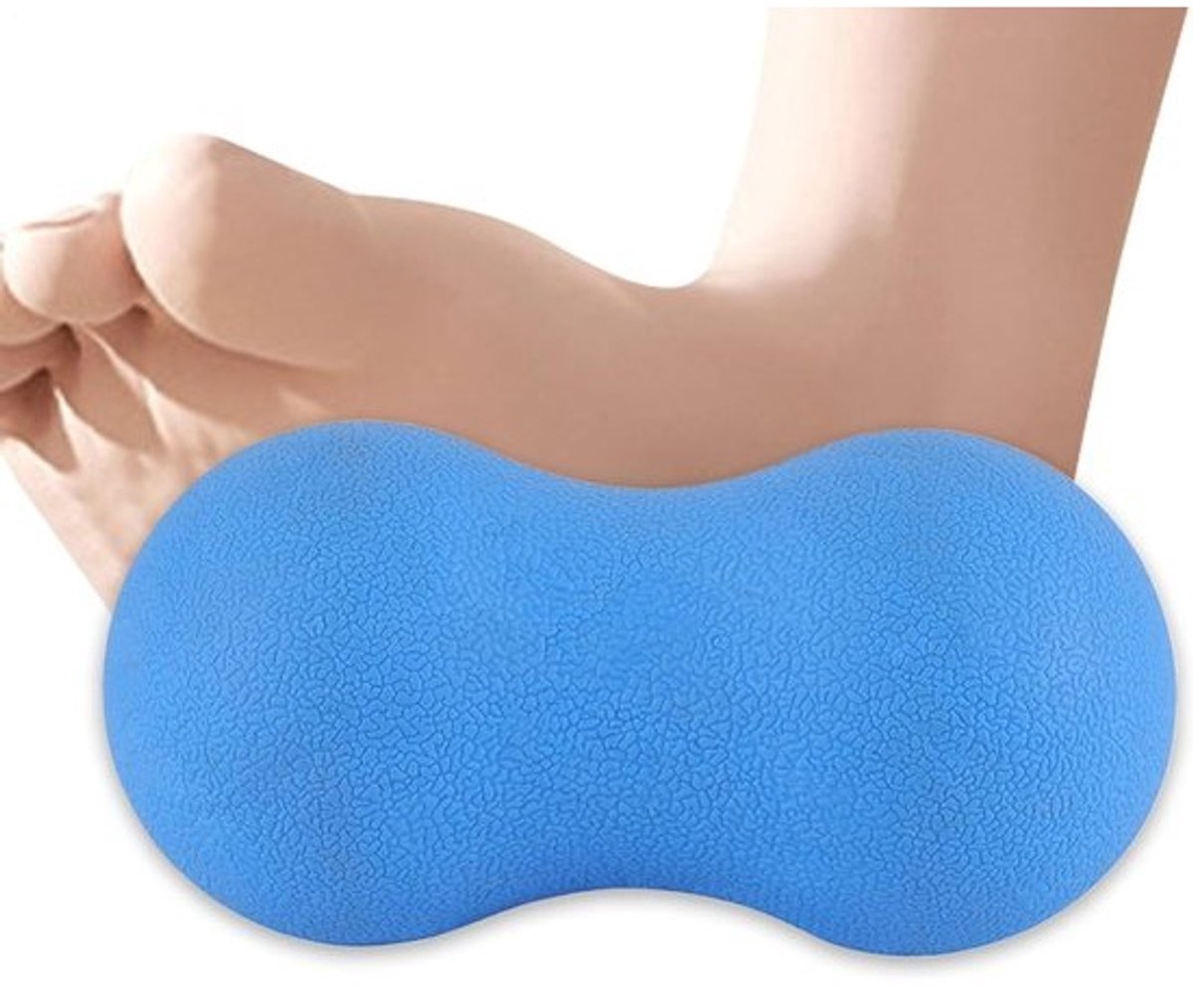 Massage Bal - Voetroller - Spierherstel - Diepe weefselontspanning - 14 x 7 cm - Zwart