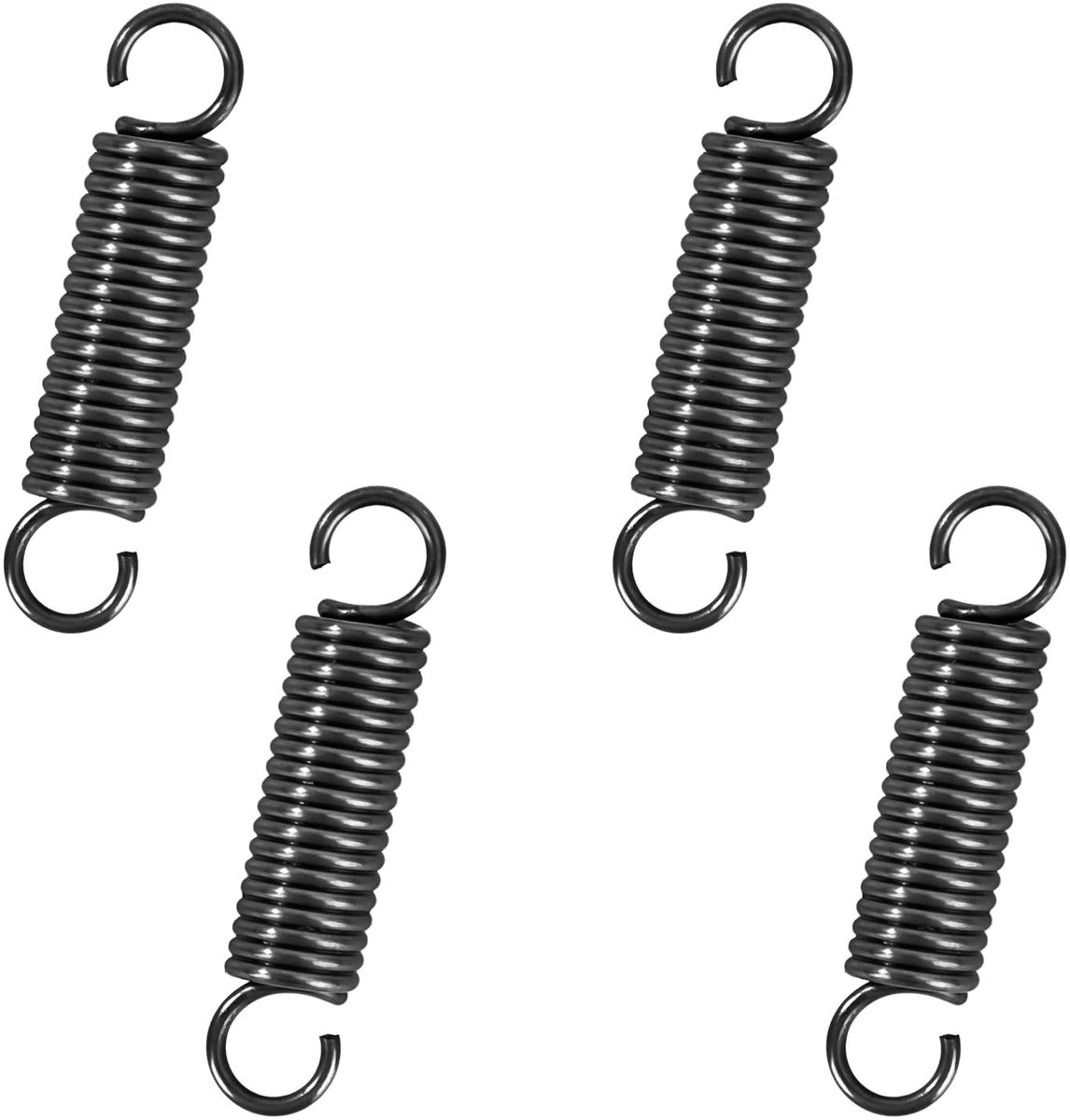 Verstelbare spiraalveren met haak, 20 stuks, 35 mm lang, 8 mm diameter, sterke spanning, ideaal voor diverse toepassingen