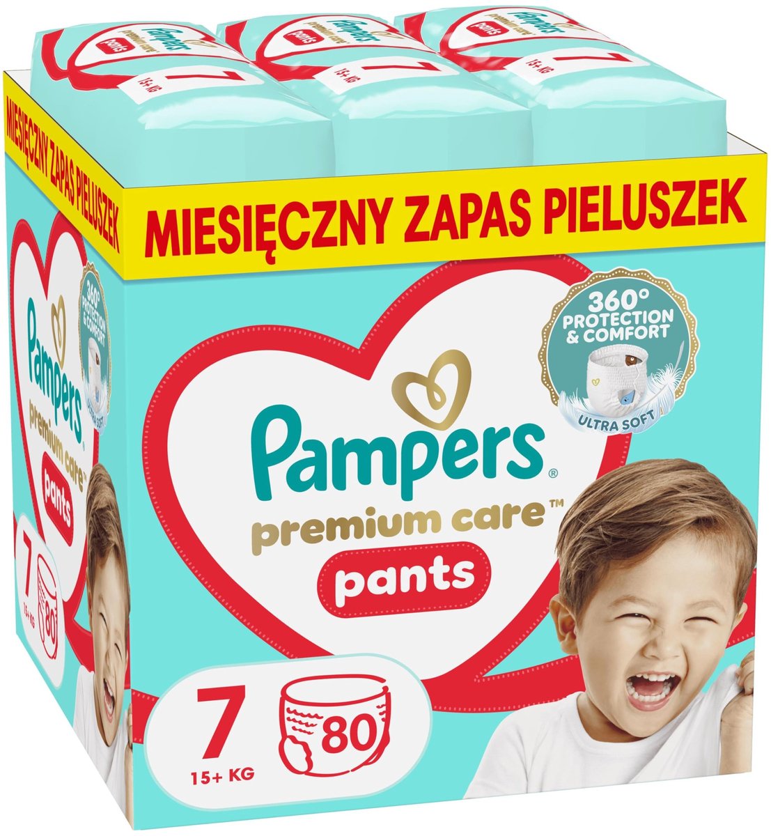Nappy Pants Size 7 - 80 Stuks - Voor Kinderen 15 kg +