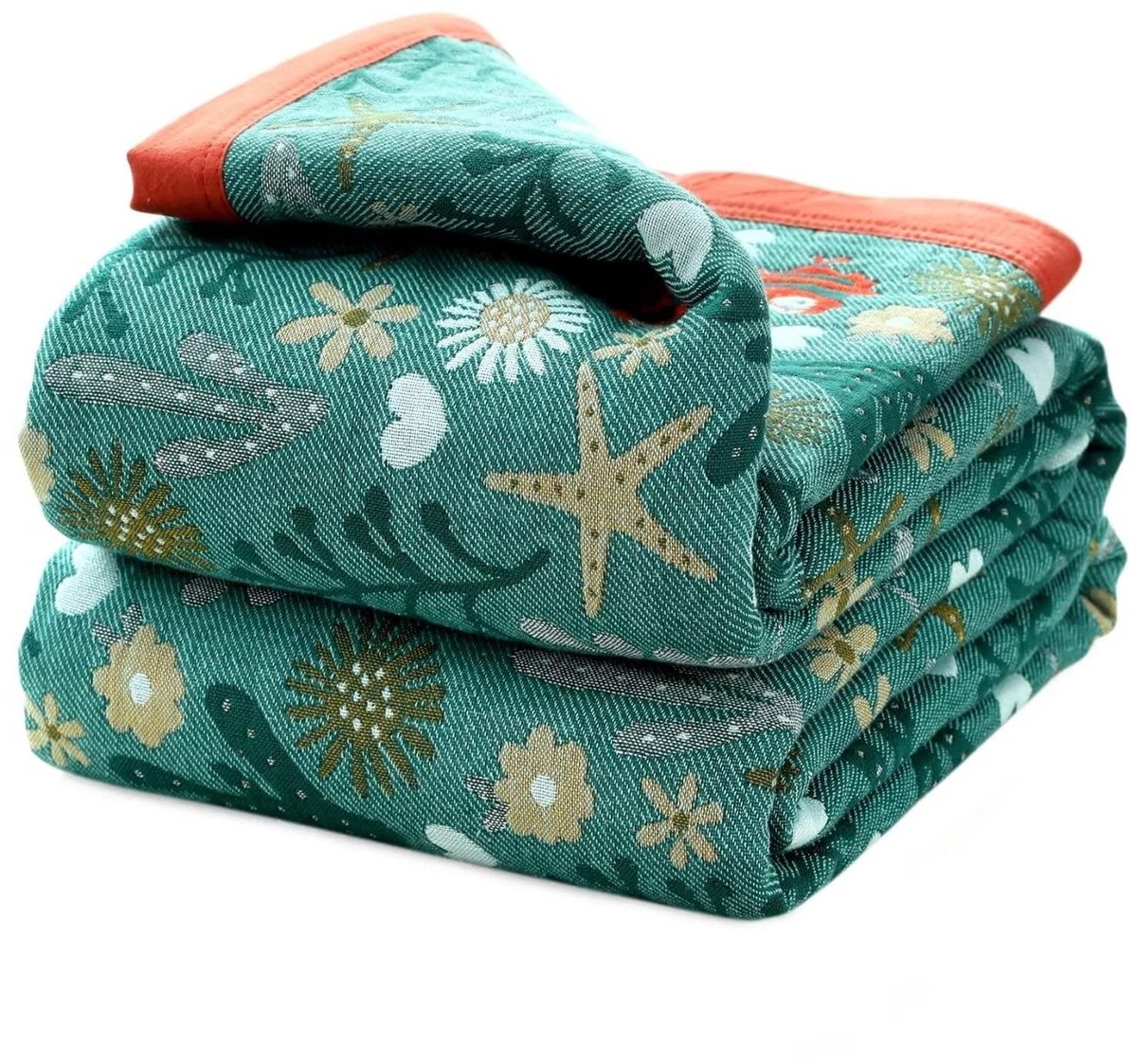 Boho Deken voor Bed - 100% Katoen Floraal Geprint