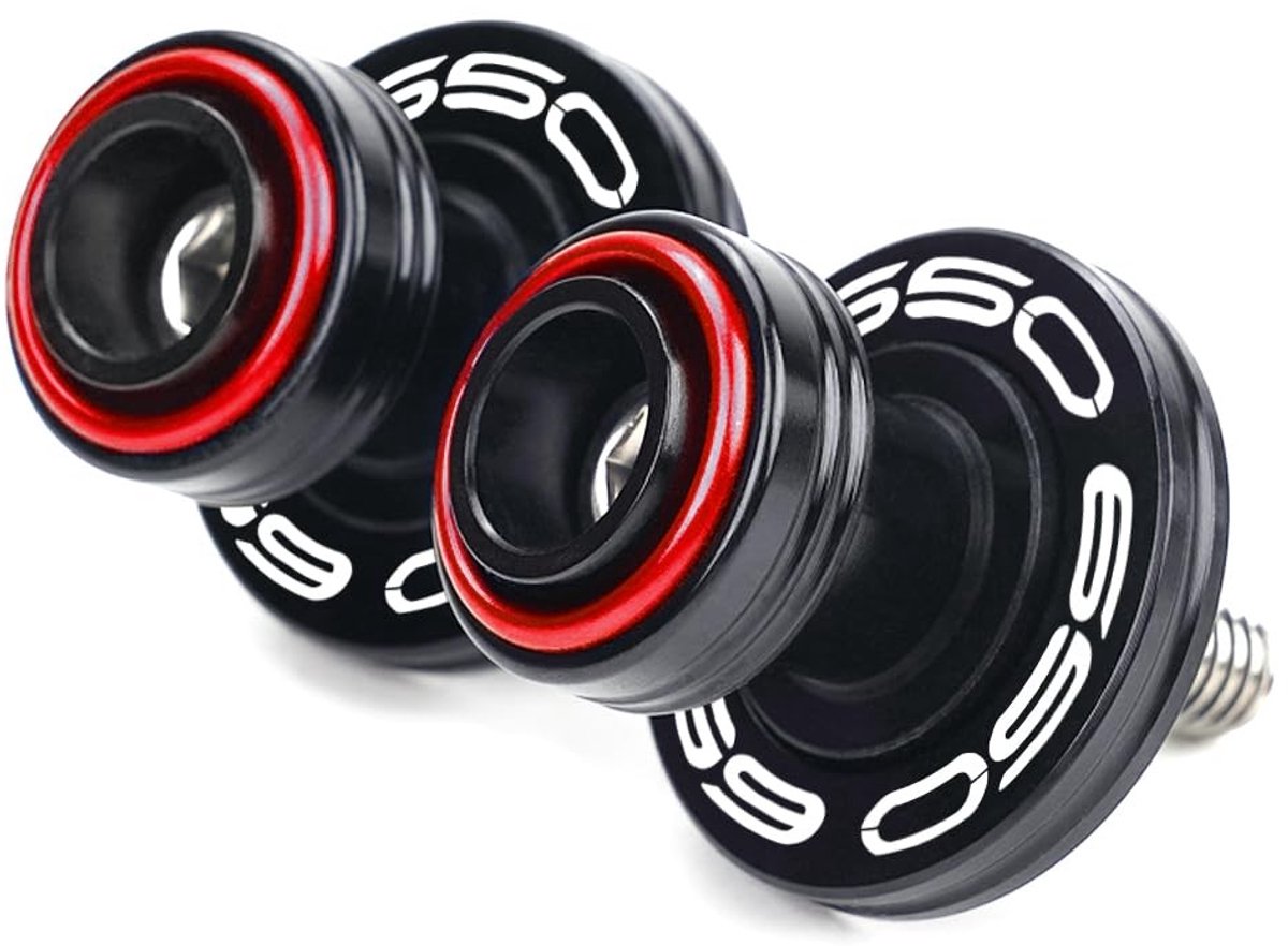 Motorfiets Zwenkspoelen Slider - Rood