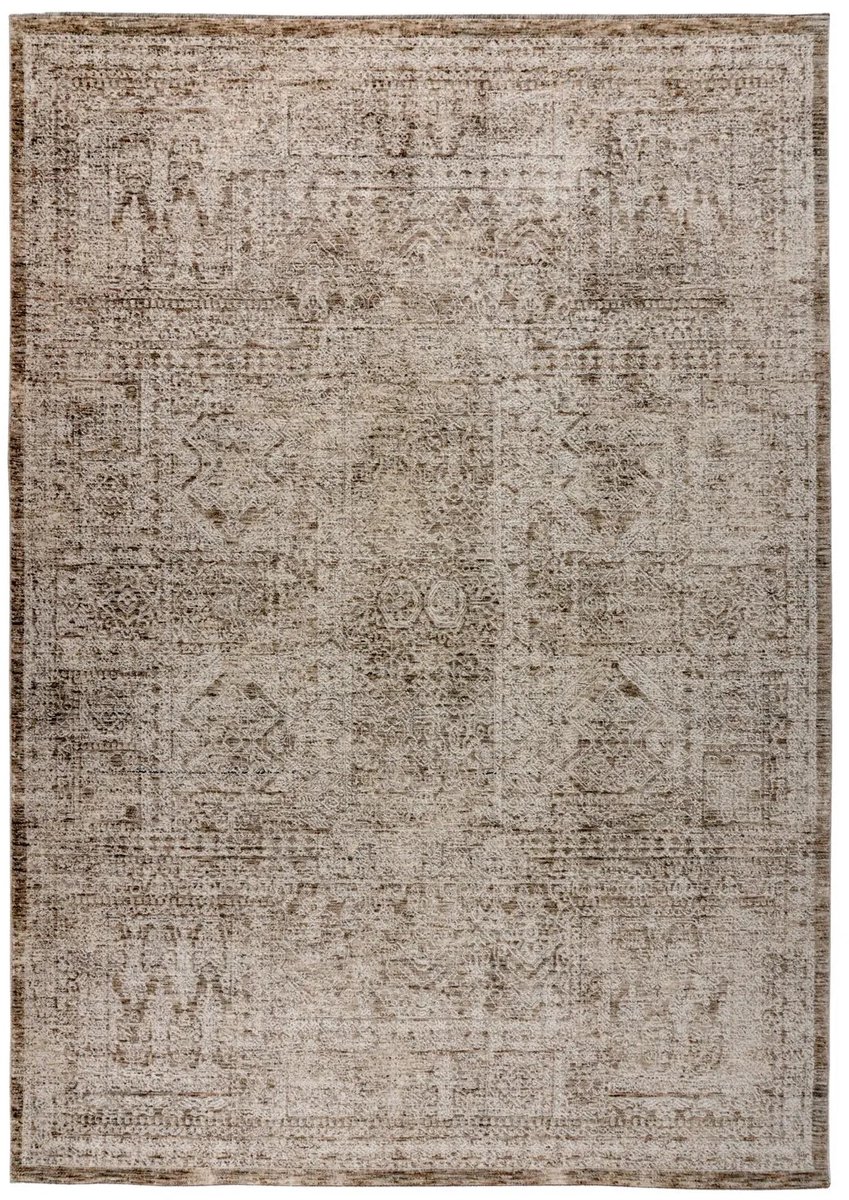Dutch XXL Vintage Vloerkleed | Tapijt | Amora | Ornamenteel | Crème | 80x150 cm