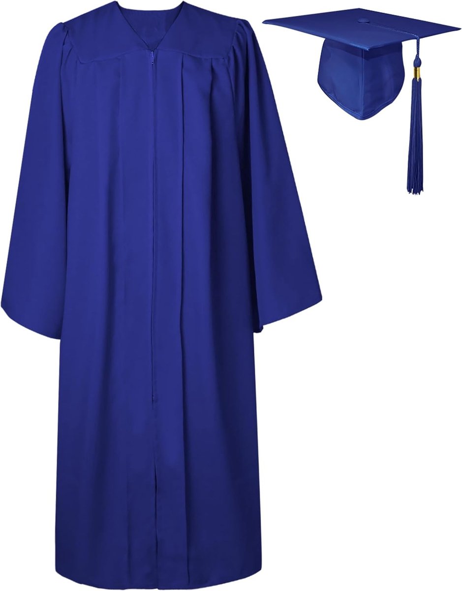 Graduate Room met Hoed, Afgestudeerden, Toga, Bachelor en Master Kostuum, Geschenken voor Academici, 12 Kleuren en Stijlen