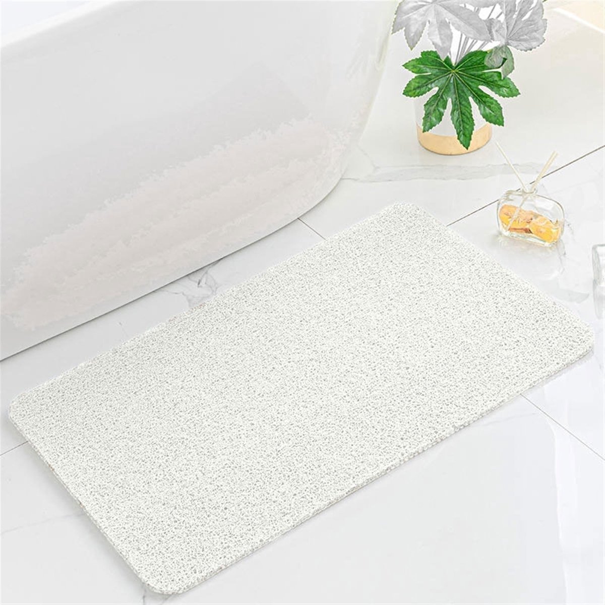 Antislip Badmat - Veilige Douchemat voor in de Douche - Wit, 50x60 cm
