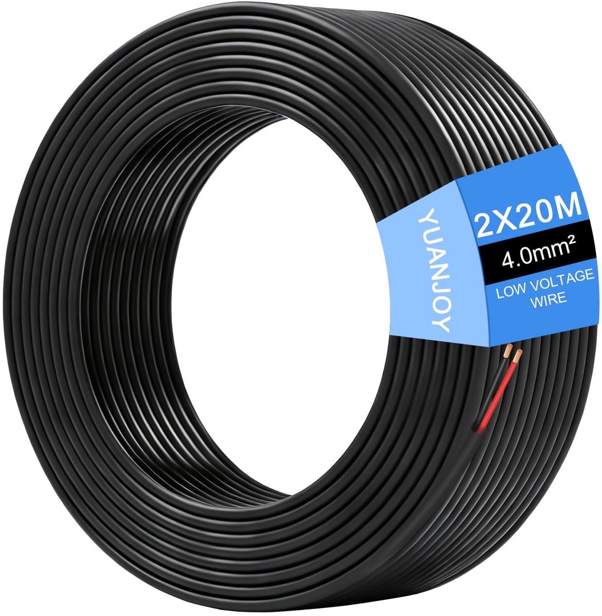 20m 2 Draad Car Kabel - Geschikt voor Caravans en Trucks