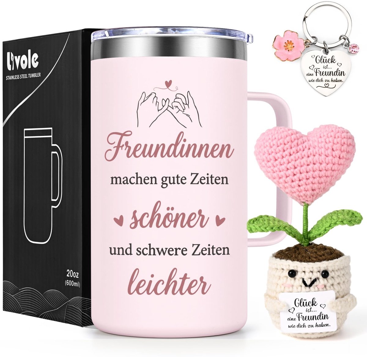 Thermosbeker - 600 ml - Cadeau voor vriendinnen