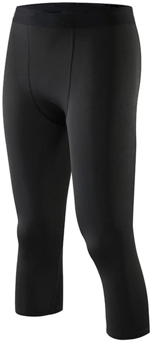 Compressiepants voor heren - Ademend en sneldrogend zwart