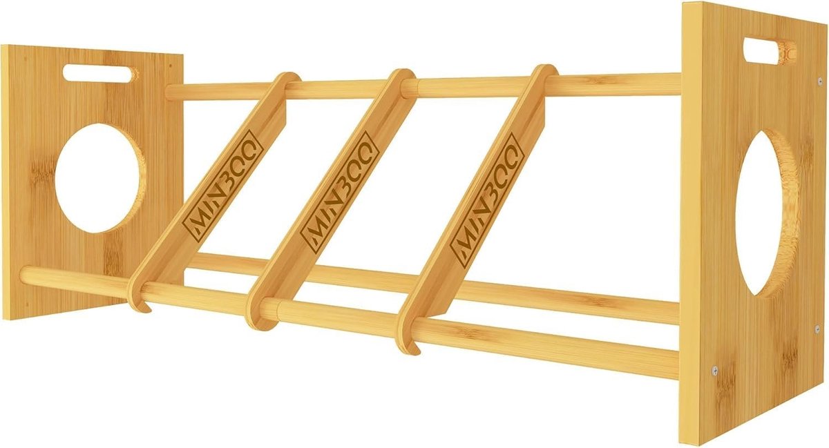 Disc Golfstandaard - Stapelbaar - 40+ Schijven Capaciteit - Robuust Opbergrek voor Disc Golf Accessoires