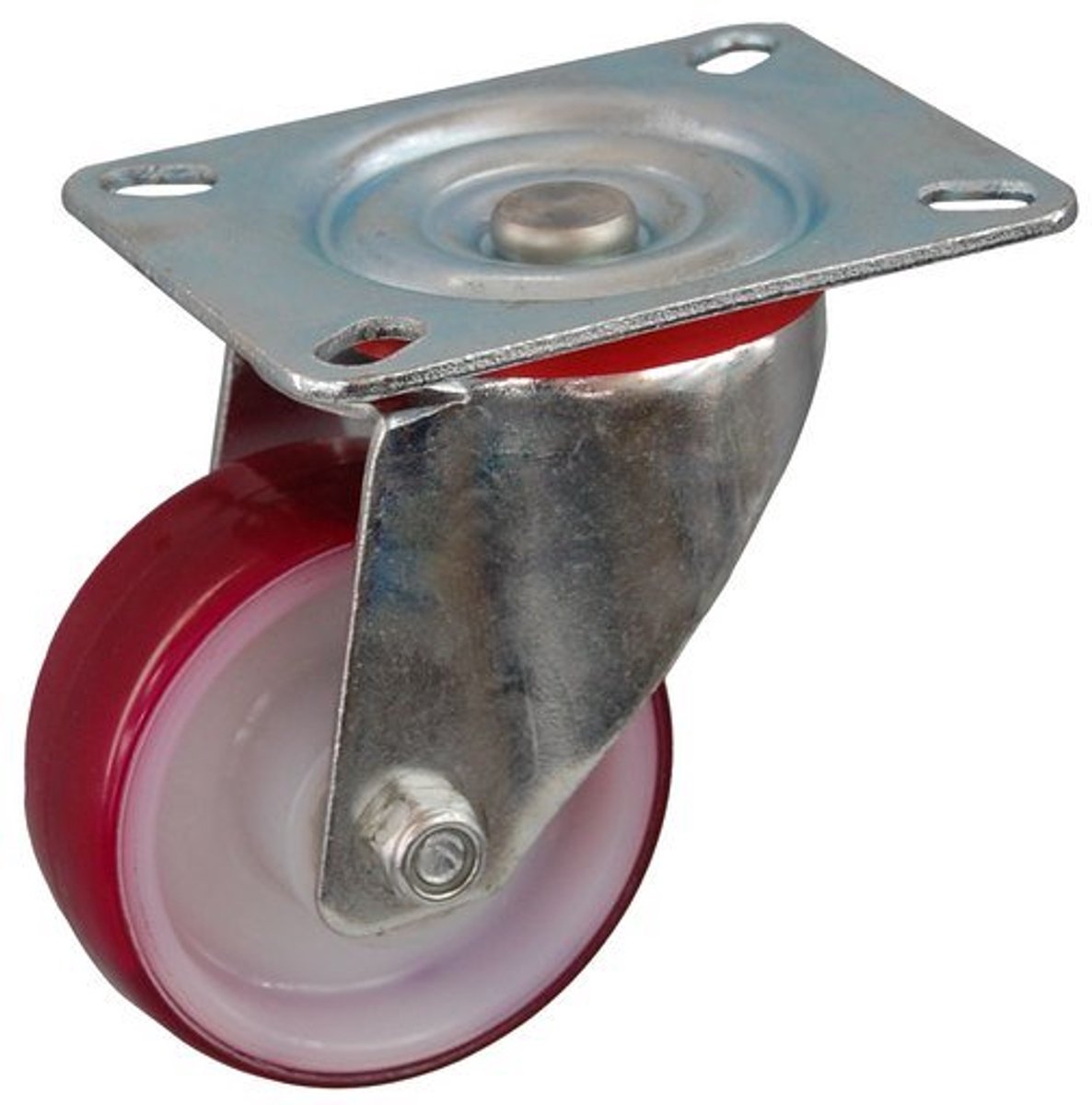 Zwenkwielen 80mm 100kg Polyamide/Polyurethaan voor Magazijnwagens