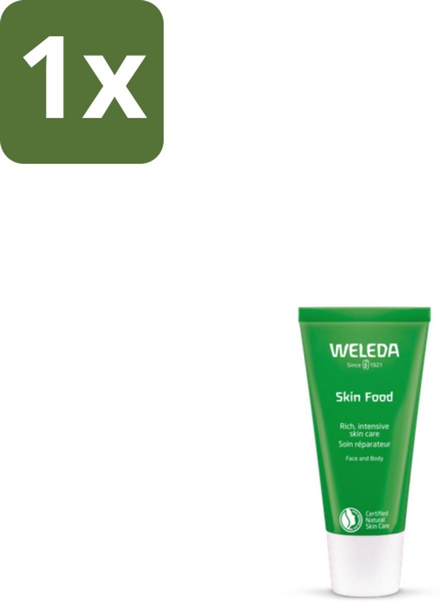 1 x WELEDA - Crème - Skin Food - Droge huid - 30 ml - Droge Huid - Huidverzorging - Crème - Voedende Crème - Droge Huid Crème