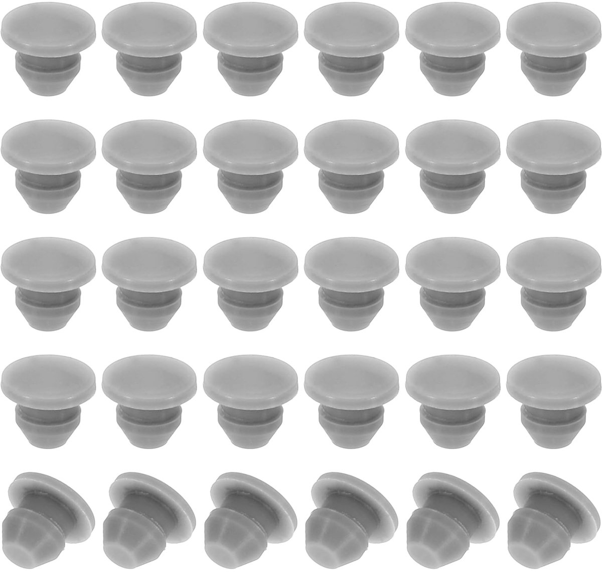 Set van 30 stukjes 4,5 mm Siliconen Afdekdoppen voor Boorgaten