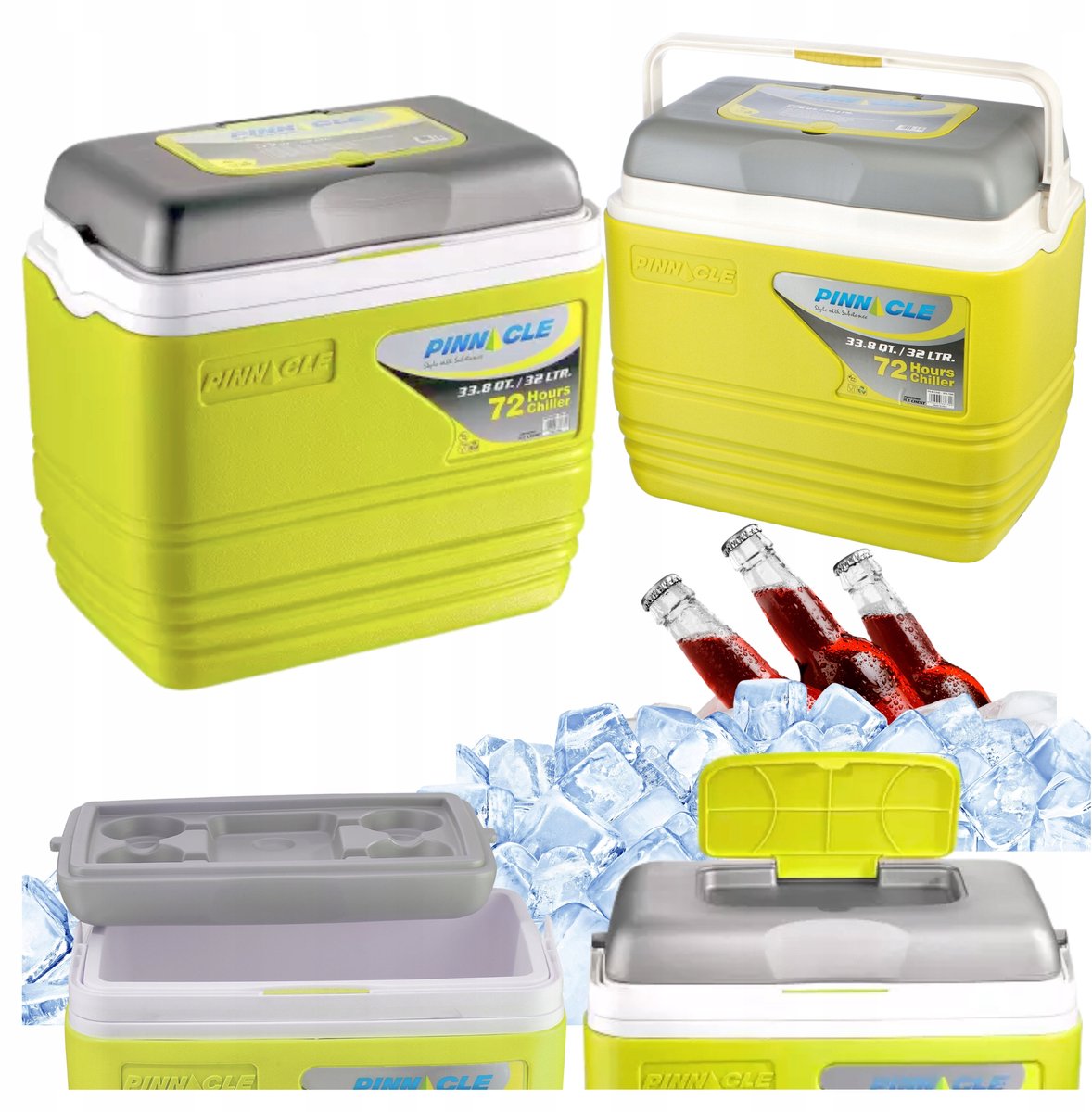 Pinnacle TPX 7000 Koelbox 32L Groen - Ideaal voor Kamperen
