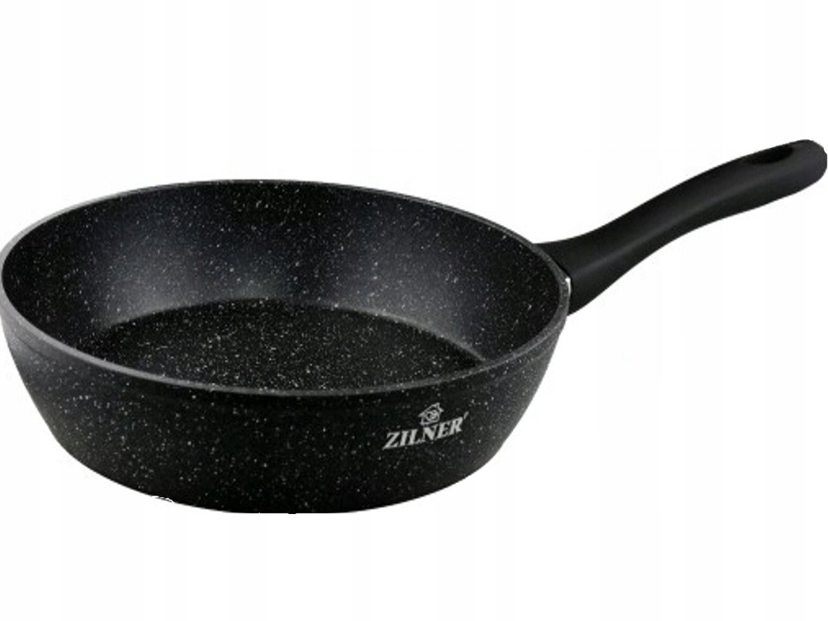 Zilner Soldina Granieten Koekenpan 24 cm - Zwart