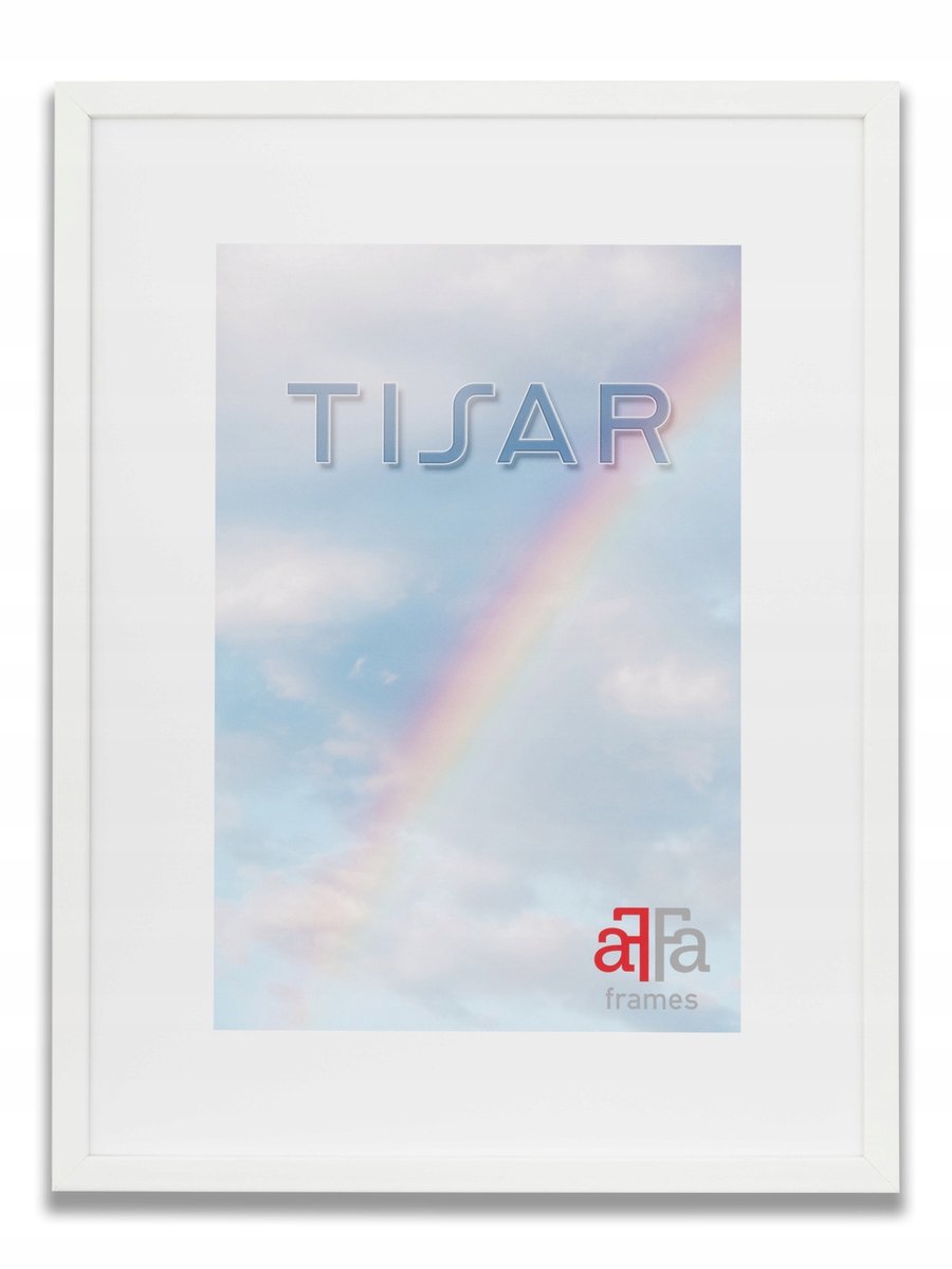 Houten Fotolijst Tisar 40x60 cm Wit - Stijlvolle Wanddecoratie