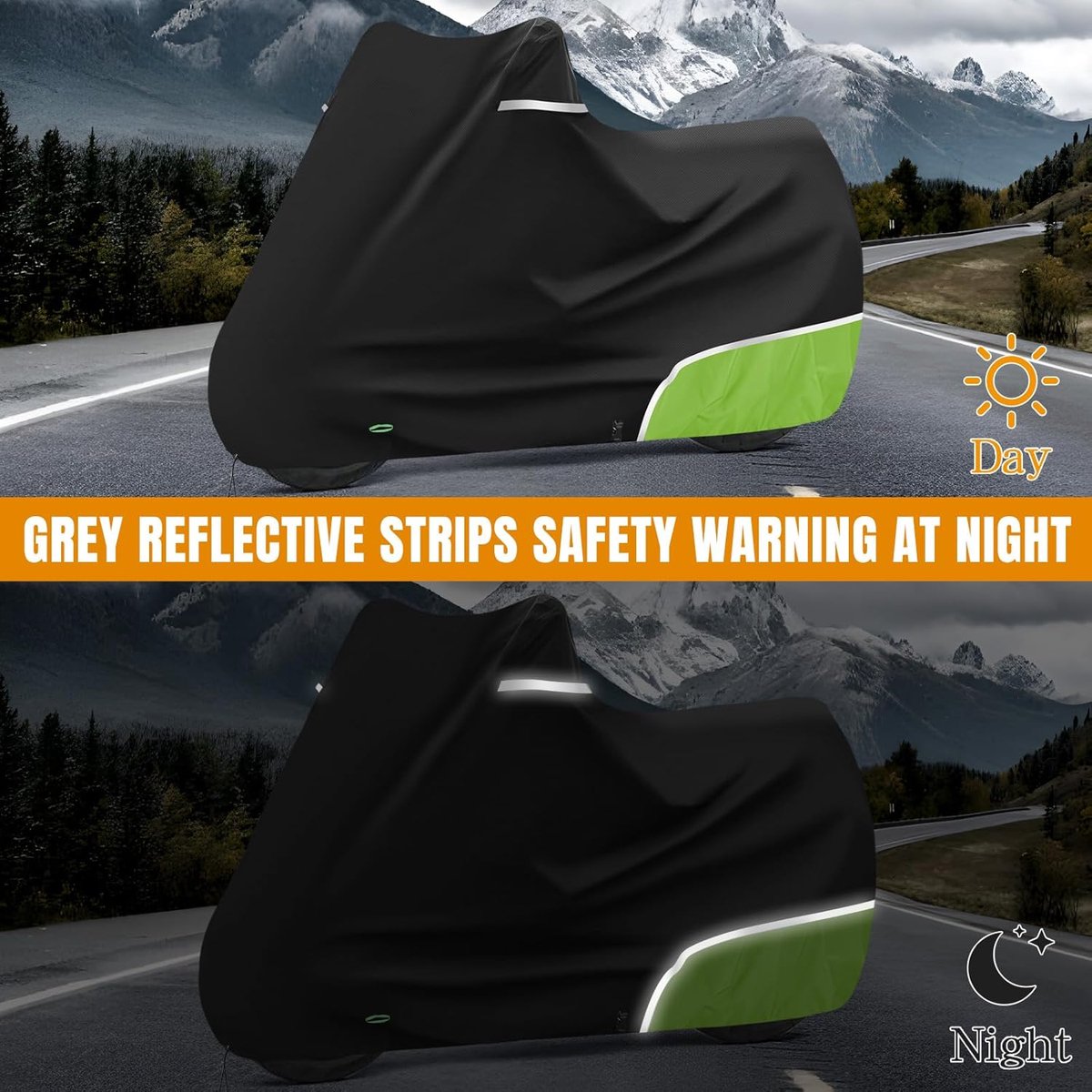 Motorcover Outdoor voor Kawasaki Z650 Z900 Z1000 Z750 - Waterdicht 420D Oxford - Weerbestendig - Bescherming tegen weersinvloeden