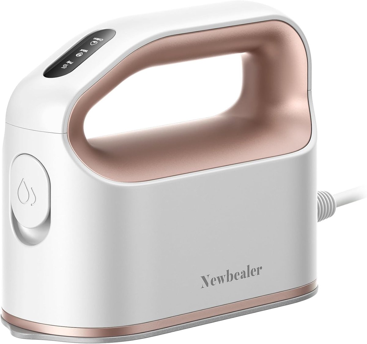 Reisstrijkijzer klein - Goud - 180 ml - 1200 W Stoomstrijkijzer met Antiaanbakzool - Voor Reizen en Vakantie