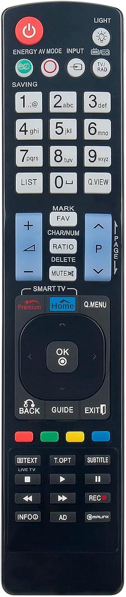 AULCMEET AKB72914049 sub AKB72914059 Replacement Remote Control Compatible with LG 4K OLED Smart TV 32LV5500,32LV5590 - ShopVlot