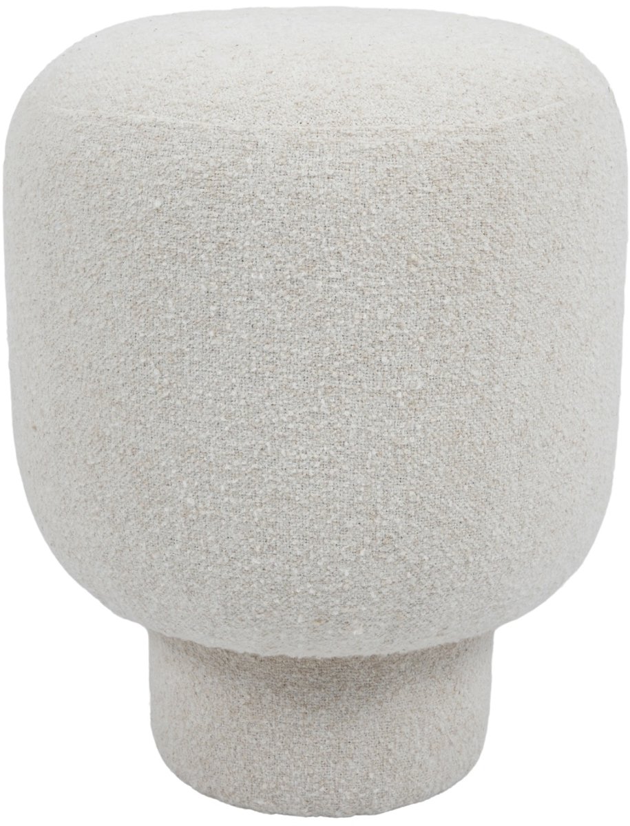 Giga Meubel Poef Avia - Beige - Bouclé - 45x45x45cm