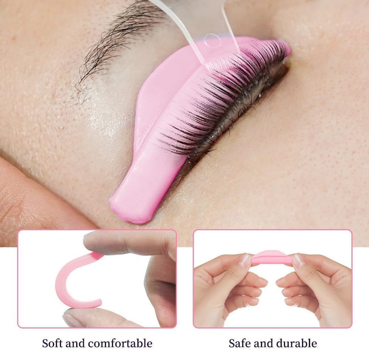 Wimperkrullers 7 Paar - Silicone - Diverse maten - Voor prachtige wimpers - ShopVlot