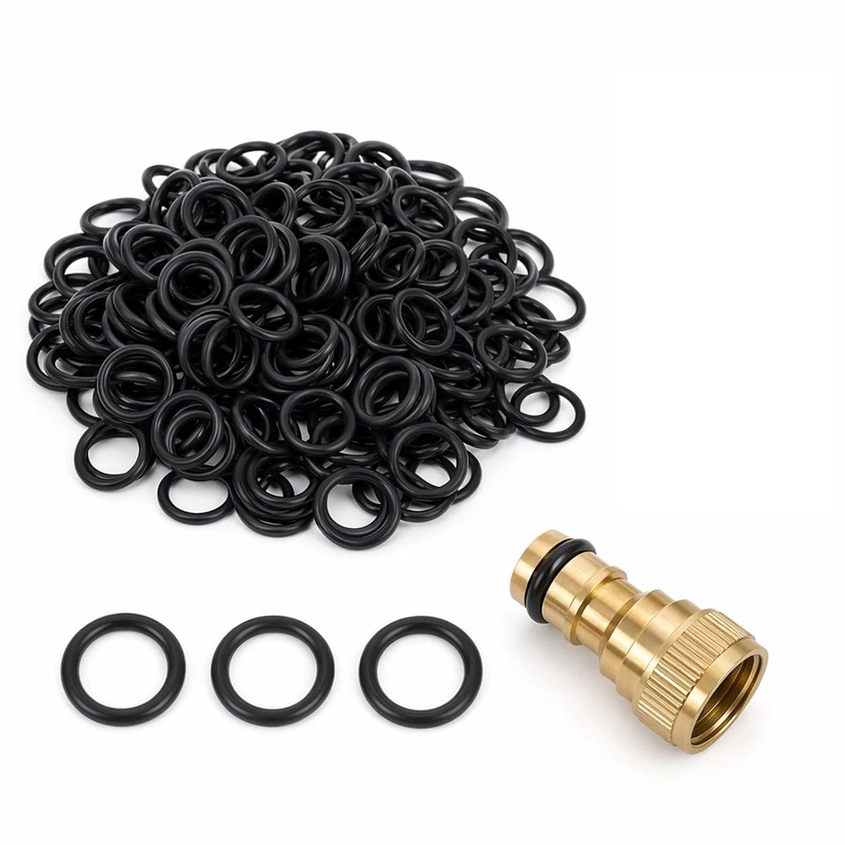 O-ringen 100 stuks - rubber - vervangingsringen - lekschermend - ShopVlot
