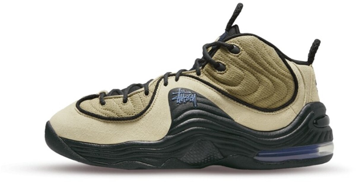Nike Air Penny 2 Stussy Rattan Limestone Zwart