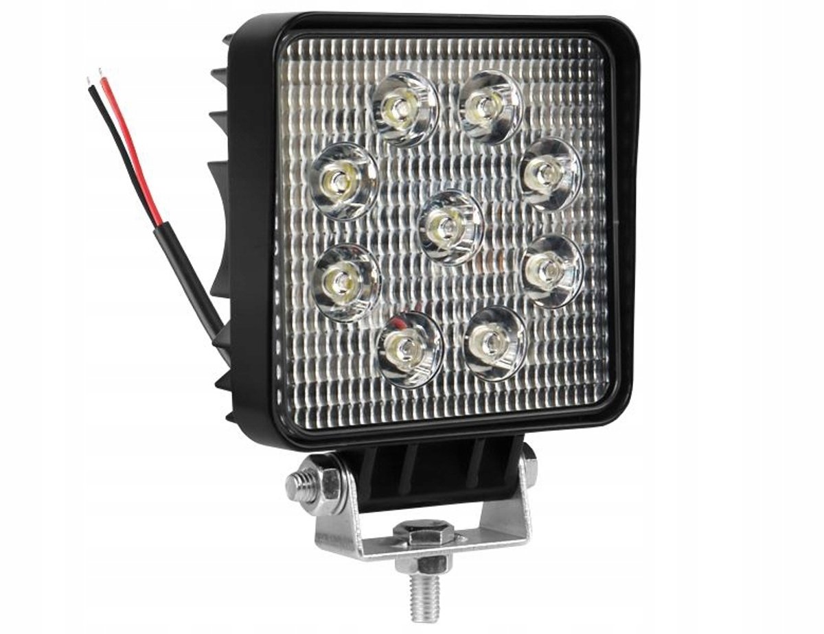 Werkplaatslamp 12/24V 9x3W 9x CREE LED 117x45x117mm