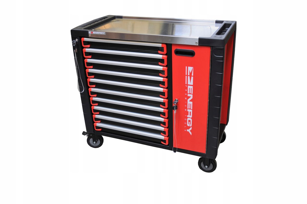 Gereedschapswagen Premium 305 Delen + 300 Nieten - Energy
