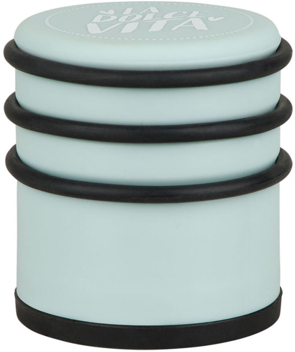 Cogex Deurstopper - mintgroen - La Dolce Vita - rubber - D7,5 x H8 cm