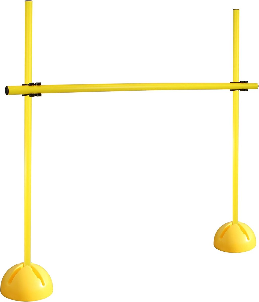 Combi-X Stand Foot Hurdle Set – 100 cm Bars – Training for Resilience and Coordination – Fillable Stand – Agility - ShopVlot
