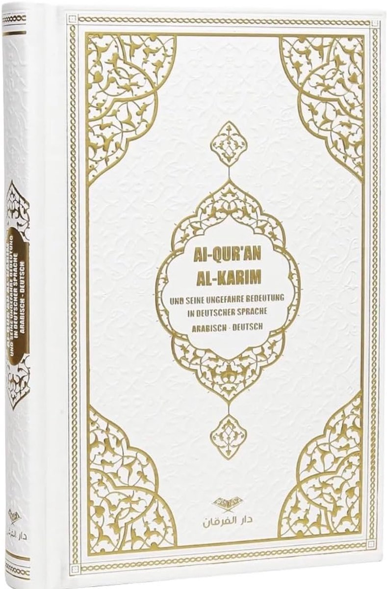 Quran German Arabic Quran German Kurani Kerim - Travel Prayer Carpet Offered (White) - ShopVlot