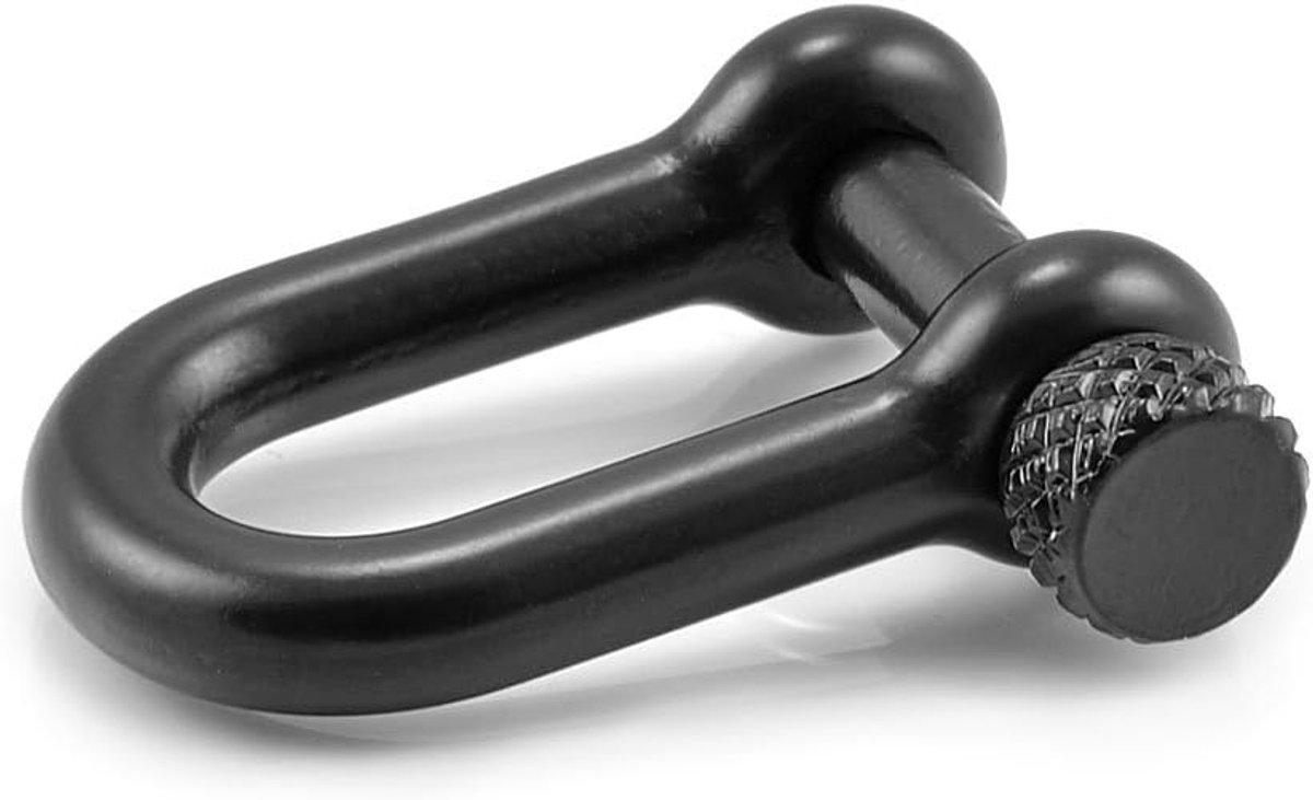 Stalen schakels set van 3 - zwart - U-vorm - eenvoudig te gebruiken voor paracord armbanden - ShopVlot