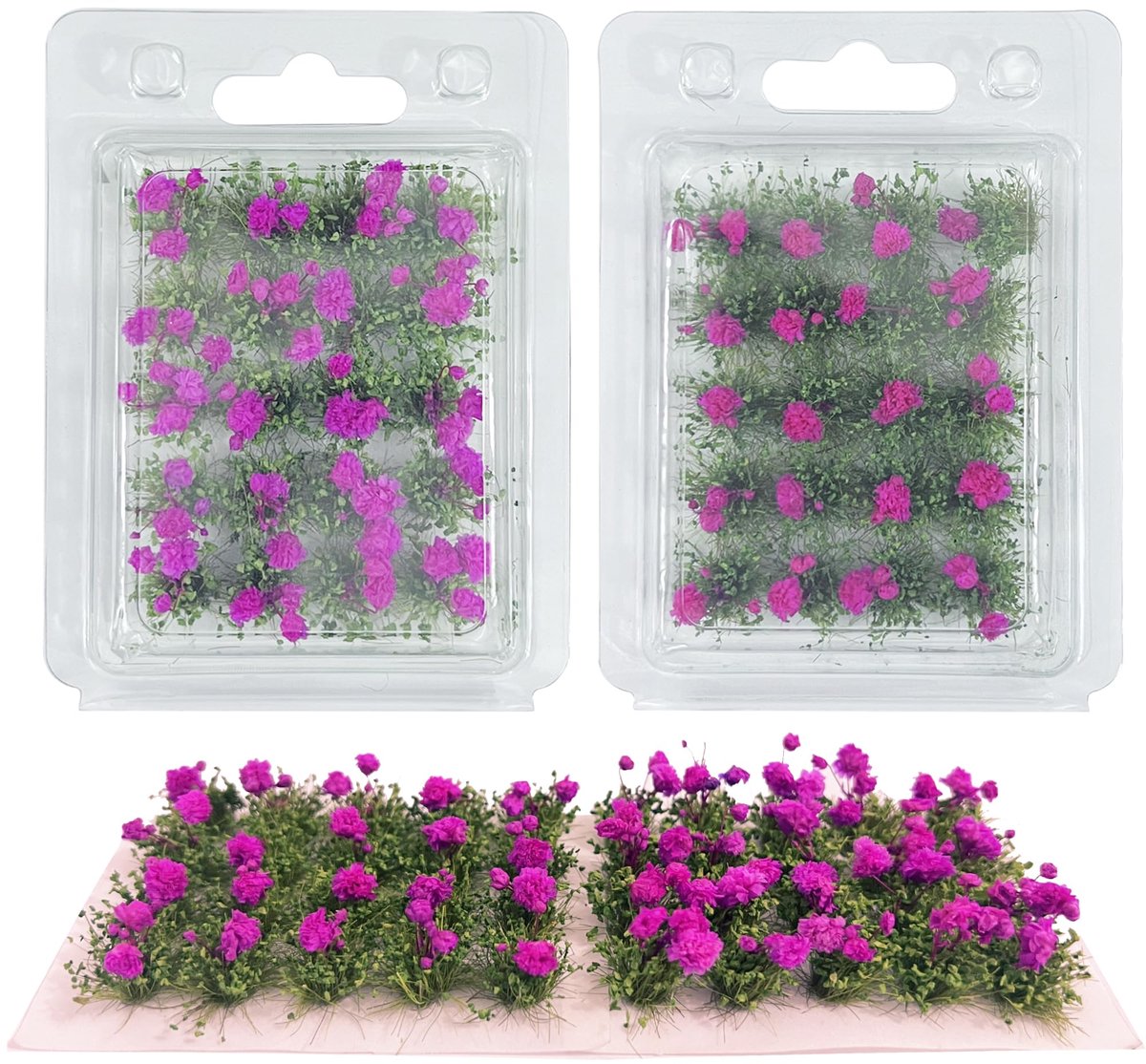 Zandtafelset bloem en gras - modelbouw kit - miniatuurlandschappen - creatief hobbyproject - ShopVlot