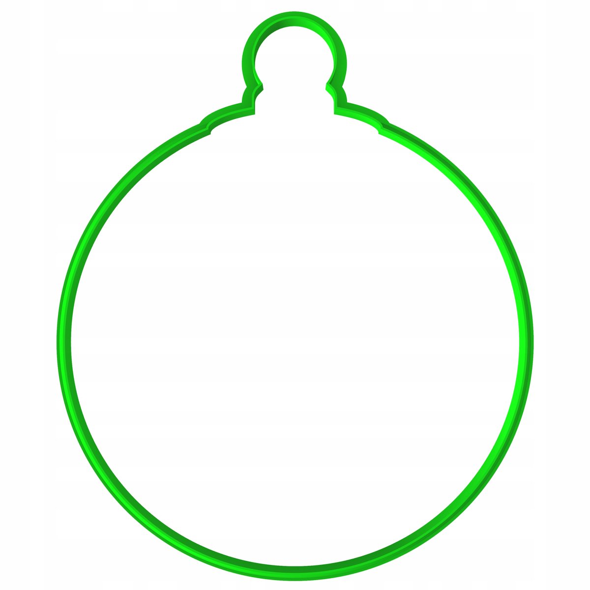XXL Kerstkoekjesvorm - Kerstbal 20cm - Bakvorm voor Koekjes