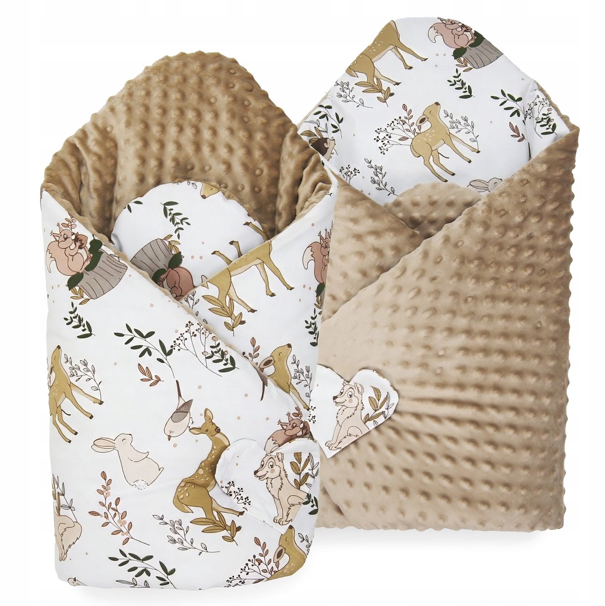 Kerstin Baby Swaddle Deel - Minky & Katoen